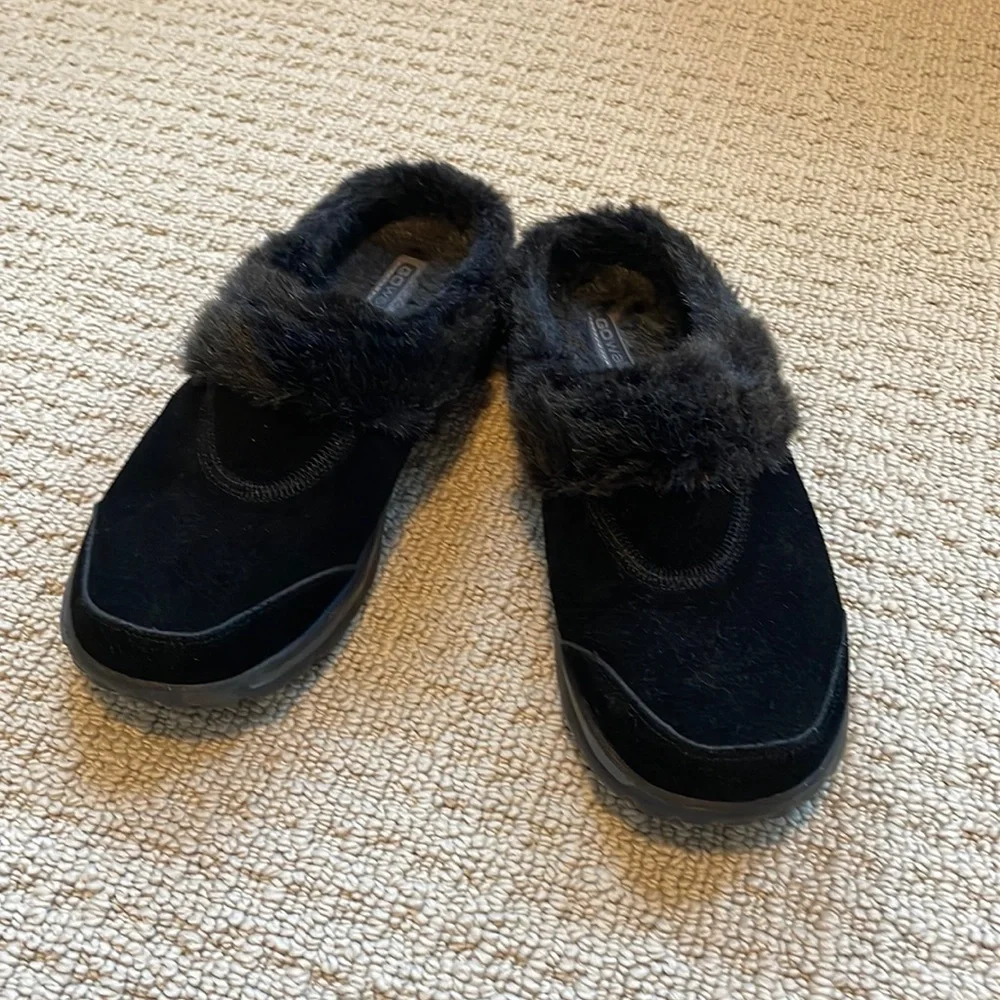 Skechers Go Walk Suede Clogs